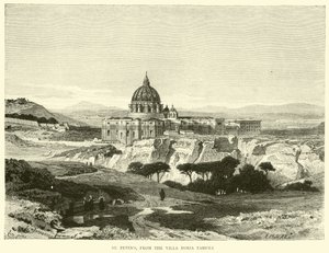 San Pedro, desde la Villa Doria Pamfili de English School