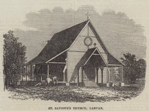 Iglesia de San Salvador, Labuan (grabado)