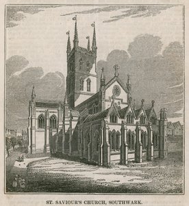 Iglesia de San Salvador, Southwark, Surrey de English School