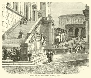 Escaleras del Palacio Senatorial, Roma de English School