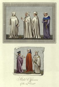 Oficiales de estado del siglo XIV de English School