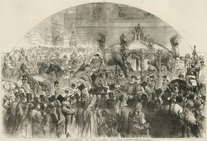 Procesión estatal de Su Majestad para abrir el Parlamento de English School