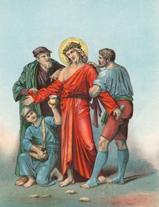 Estación X Jesús es despojado de sus vestiduras y le ofrecen vinagre y hiel