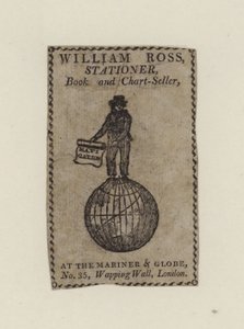Tarjeta comercial de papelería, William Ross