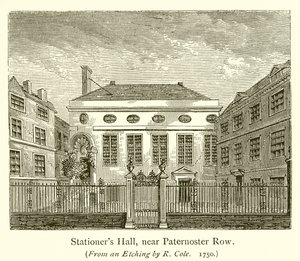 Stationers Hall, cerca de Paternoster Row