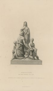 Estatua que representa la Agricultura que adorna el Albert Memorial de English School