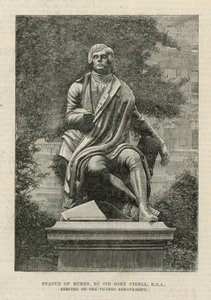 Estatua de Burns, por Sir John Steell de English School