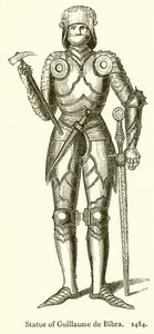 Estatua de Guillaume de Bibra. 1484 de English School