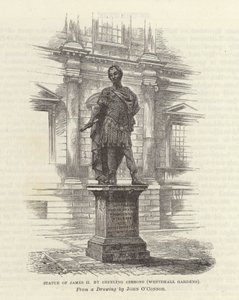 Estatua de Jacobo II por Grinling Gibbons de English School