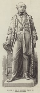 Estatua del Sr. J Ramsden, Alcalde de Barrow-in-Furness de English School