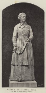 Estatua de la Hermana Dora, por el Sr. F Williamson, Esher de English School