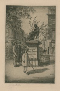 Estatua de Thomas Carlyle de English School