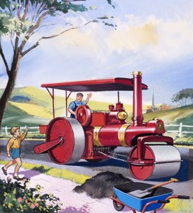 Conductor de apisonadora