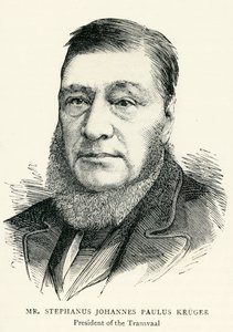 Stephanus Johannes Paulus Kruger (1825-1904) Ilustración para The Graphic de English School