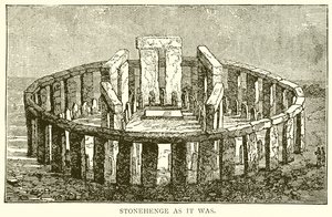 Stonehenge como era de English School