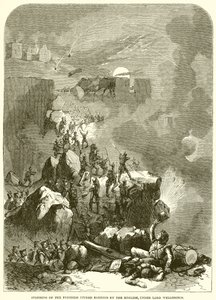 Asalto a la fortaleza de Ciudad Rodrigo por los ingleses, bajo el mando de Lord Wellington de English School
