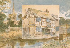 Stratford-on-Avon y la casa de Shakespeare antes de su restauración de English School