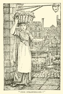 Vendedora de fresas de English School