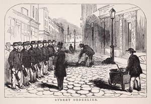 Ordenanzas callejeras, ilustración de London Labour and London Poor de Henry Mayhew, pub. 1862