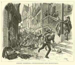 Lucha callejera, borgoñones y armagnacs de English School