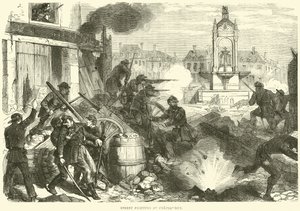 Combate callejero en Chateaudun, octubre de 1870