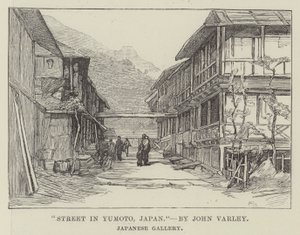 Calle en Yumoto, Japón