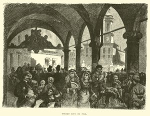 Vida callejera en Pisa