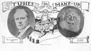 Estudios en maquillaje, ilustración de The King, 1 de junio de 1901