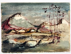 Estudio para un paisaje, 1957