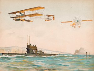 Submarinos e hidroaviones (chromolitho) de English School