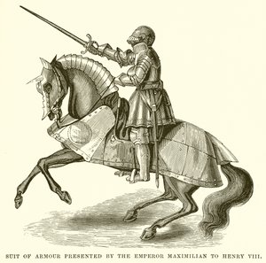 Armadura presentada por el emperador Maximiliano a Enrique VIII de English School
