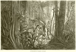 Adoración al sol de los indios amazónicos de English School