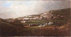 Sunderland, Carreras en Tunstall Hope, c.1835-40 (óleo sobre lienzo)