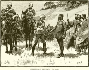 Rendición de Cetewayo de English School