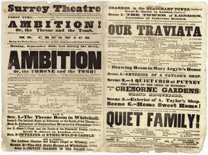 Cartel del Teatro Surrey de English School