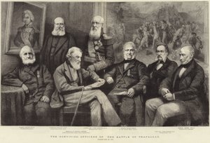 Oficiales sobrevivientes de la Batalla de Trafalgar