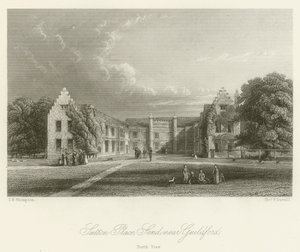 Sutton Place, Send, cerca de Guildford, Vista Norte de English School