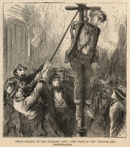 Justicia rápida en la ciudad en llamas de English School