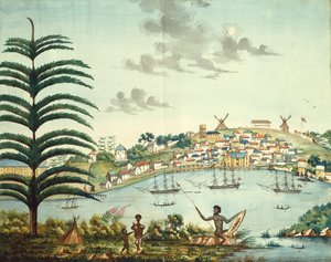 Sydney Cove and Town, c.1806 (acuarela) de English School