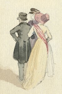 Tres figuras, c.1825