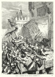 Tomando una ciudad defendida por asalto, Jeremías IV, 5 de English School