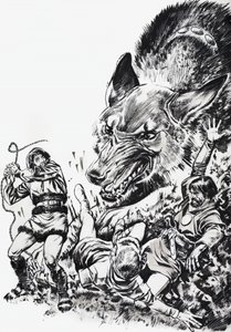 Cuentos de muchos países: El lobo y la cadena mágica de English School