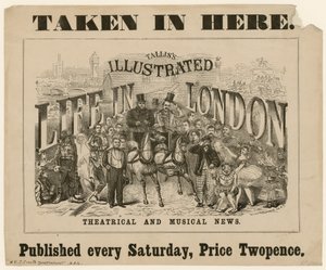 Vida ilustrada de Tallis en Londres de English School