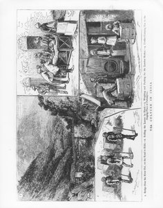 Cultura del té en India, 1883 de English School