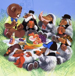 Oso de peluche (con objetos ocultos) de English School