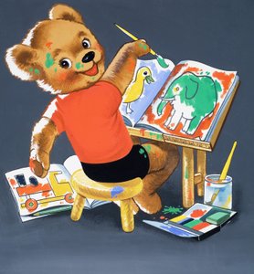 Oso de peluche de English School