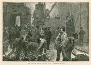 Temple Bar, Londres, Demolición, 1877 de English School