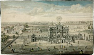 Templo en honor a la Paz de Aquisgrán 1749