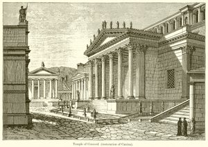 Templo de la Concordia (Restauración de Canina) de English School
