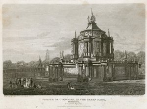Templo de la Concordia erigido para la Paz de 1814 de English School